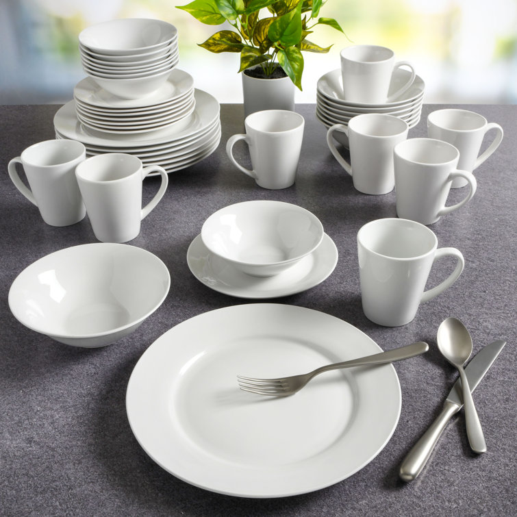 Gibson Home Porcelain China Dinnerware Set of 40 & Reviews Wayfair